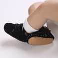 thumbnail image 5 of Dpytoraw Summer Children Infant Toddler Shoes Boys And Girls Sports Flat Bottom High Top Comfortable Solid Color Hook Loop Simple Style Soft Sole Infant Shoes Size 6, 5 of 5