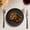 Black, variant on XiYing Plastic Dinner Plates Set Of 1 | Nordic Style Textured Stone Look Serving Plate for Everyday Meals | 23Cm Durable Household Dishware for Family Dining|Casual Gatherings|and Special Occasions