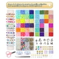 thumbnail image 1 of Kit de Manualidades de Joyas con Cuentas de Arcilla para Hacer Pulseras, 17246 Piezas: Pulseras, Collares y Regalos de Manualidades, Ideal para Preadolescentes, Niñas y Niños de 8 Años+, 1 of 12