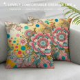 thumbnail image 3 of GOSMITH Grandmillennial Home Decor, Dotted Blue Floral Pillow Cover for Decorative Aesthetic Pillows White, 3 of 5