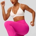 thumbnail image 6 of EaskTriop Women's V Neck Strappy Sports Bras - Wireless Padded Yoga Top Seamless Deep V Neck Bralette Workout Tank Tops for Women, 6 of 6