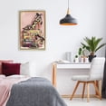 thumbnail image 3 of Stupell Industries Art Deco On My Feet Heels & Books Gold Floating Frame Canvas Art, 17 x 25, by Annabelle Hall, 3 of 8