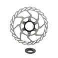 thumbnail image 3 of Youkk Stainless Steel Mountain Bicycles Center Lock Disc Brake Rotor Portable Removable Heats Dissipation Cycling Cycle Rotors  160mm, 3 of 8