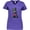 Purple, variant on Scottie Dog in Plaid Women's V-Neck T-Shirt