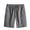 Dark Gray, variant on Men's Quick Dry Cargo Shorts, Elastic Drawstring Waist with Multiple Zipper Pockets, Lightweight Casual Hiking Shorts for Men Stretchy Breathable Black M