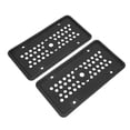 thumbnail image 3 of Soporte de matrícula, Marcos de placa de matrícula a Prueba de Óxido de Borde Delgado 2 piezas Suave Suave flexible de 305x155 mm Orificio de Drenaje para modelos de ee. Uu., 3 of 7