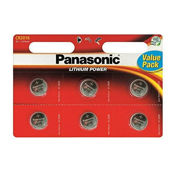 Panasonic Specialist Lithium Coin Batteries Cr2016 X 12