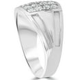 thumbnail image 2 of Pompeii 1 cttw Diamond Mens Ring 10k White Gold (I/J,I2-I3), 2 of 6