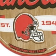 thumbnail image 4 of YouTheFan NFL Cleveland Browns Fan Cave Sign, 4 of 5