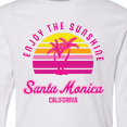thumbnail image 4 of Inktastic Summer Enjoy the Sunshine Santa Monica California in Pink Long Sleeve Youth T-Shirt, 4 of 5