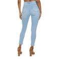 thumbnail image 2 of Womens WAX Solid High Waisted Skinny Jeans, 2 of 2