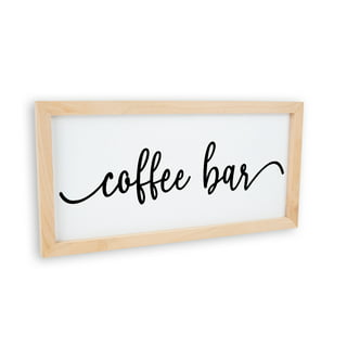 Eveokoki 12 Its Coffee Time Signs Docer,Canvas Coffee Wall Art Rustic Home  Decor Coffee Bar Accessories Set for Home Bar Kitchen Living Room Pub