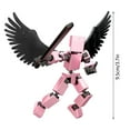 thumbnail image 2 of Titan 13 Action Figure, 13 Action Figure,Full Body Mechanical Movable Toy,T13 Action Figure 3D Printed Multi-Jointed Movable,Multiple Accessories,Hand Painted Figure On Sale (White), 2 of 8