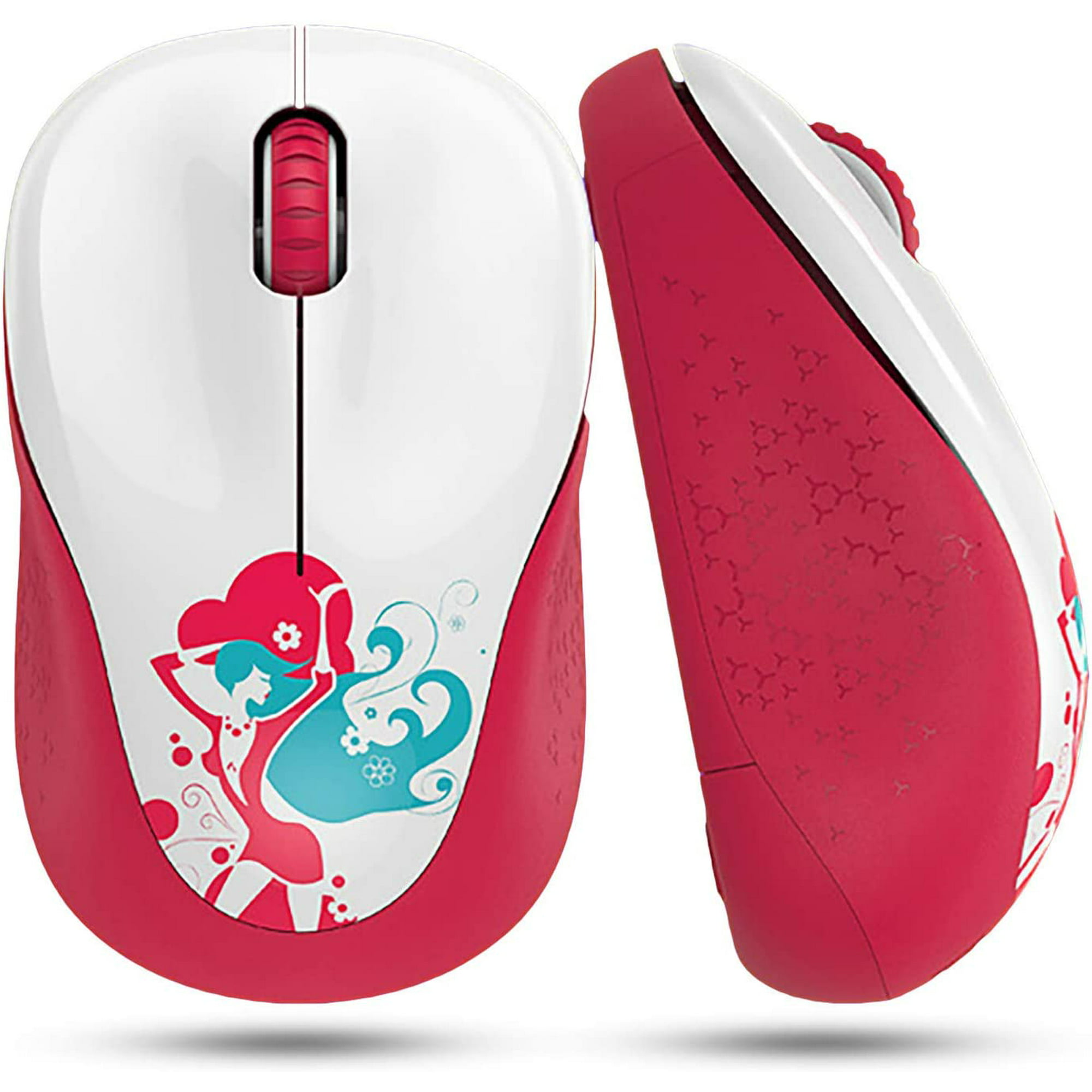 Computer Mouse, Girl Cute Cartoon 1500 DPI Wireless Computer Receiver Mini  Gaming Mouse for PC Laptop Blue | Walmart Canada