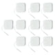thumbnail image 1 of 10 parches de electrodos de 2 pulgadas con conector de clavija de 2 mm, parches de electrodos de masaje reutilizables para electroterapia, 1 of 12