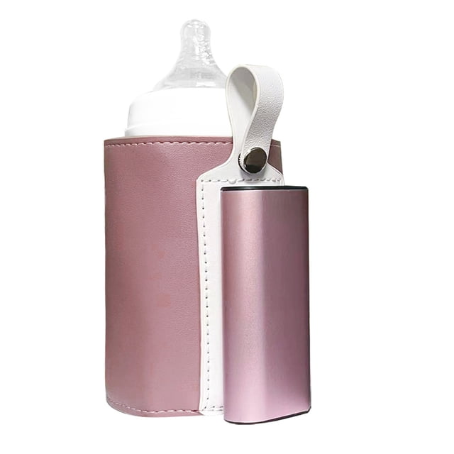 Calentador de biberones con luz nocturna, fundas aislantes para biberones, control de temperatura ajustable de 21 grados, para bebés y niños pequeños, almohadilla térmica para calentar leche materna.