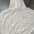 thumbnail image 2 of Levi's Women's Graphic Cropped Laundry Day Hoodie Tofu XL B4HP, 2 of 6