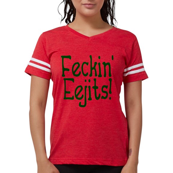 CafePress - Eejits - Womens Football Shirt