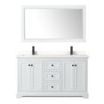 thumbnail image 5 of Wyndham Collection Wcv232360d-Qtz-Unsm58 Avery 60" Free Standing Double Basin Vanity Set -, 5 of 7