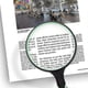 thumbnail image 3 of Large Magnifying Glass 10x Handheld Reading Magnifier For Seniors & Kids - 100mm 4inches Real Glass Magnifying Lens For Book Newspaper Reading, Insect, 3 of 3