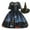 Black Dress+Hat, variant on Little Girls Witch Costume with Hat Halloween Princess Lace Dress Outfit