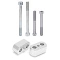 thumbnail image 1 of Handlebar Adapter, Beautiful Handlebar Riser  For ATVs For Motorcycles Replacement For  TIGER 900//PRO/GT 2020-2022 Silver,Black, 1 of 8