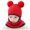 Red, variant on EnJoCho Toddler Kids Baby Boys Girl Pompon Hat Winter Warm Knit Crochet Beanie Cap Scarf Baby Child Casual Outing Hats
