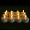 thumbnail image 4 of 24PCS Flameless LED Tea Lights Canadles with Timer Realistic Flickering Warm Yellow Battery Operated LED Tea Lights Candles. Ideal for Parties, Weddings, Birthdays, Festival Celebration, 4 of 6