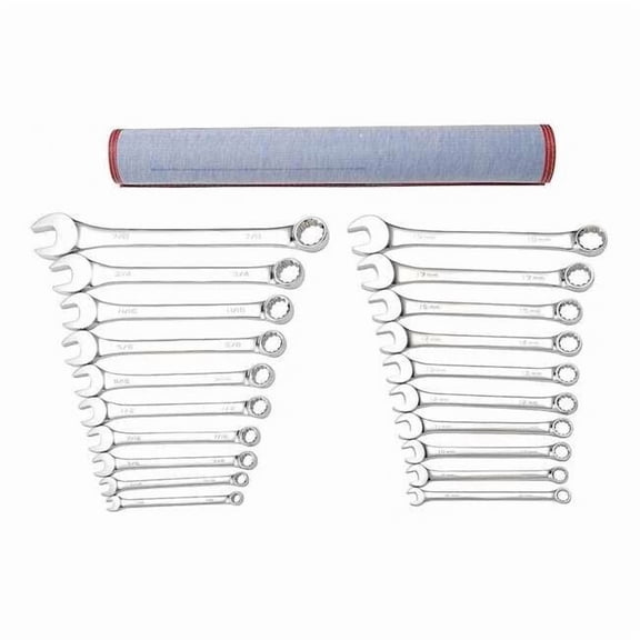 Westward Universal Wrench Set,SAE/Metric,20 Pc 33M575