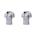 thumbnail image 2 of Qarigey Sudaderas de gimnasia con capucha para hombre a la moda y a la moda para entrenamientos Sudadera con capucha para hombre con estilo y a gris claro SG 2Conjunto, 2 of 6