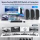 thumbnail image 2 of Conmutador KVM GREATHTEK USB 3.0 HDMI 4K @60Hz para 4 ordenadores y 1 monitor, 2 of 7