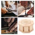 thumbnail image 2 of 1Set Wooden Holding Organizer Leather Tool Storage Box Octagonal Shape For Professional Storage Workbench Organization, 2 of 4