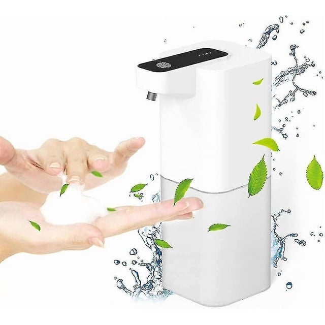 Automatic Foam Soap Dispenser, 400ml Usb Rechargeable Wall Mounted Soap Dispenser Ipx4 Waterproof Base For Bathroom Kitchen School Office