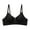 Black, variant on Women Sports Bras Wireless No Underwire Solid Color Breathable Comfort Seamless Support for Yoga Workout Large Size Activewear