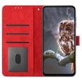 thumbnail image 2 of For iPhone 16e Case Owl Imprinted PU Leather Wallet Phone Cover with Wrist Strap - Green, 2 of 5