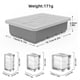 thumbnail image 3 of Bandejas para congelador, moldes de silicona para bloques de hielo, bandeja grande con tapa para cocina doméstica, caja de hielo de silicona flexible para un fácil desmolde, molde de hielo inodoro y, 3 of 7
