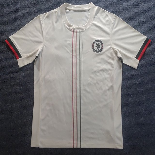 Camiseta Clásica De Verano De Manga Corta Blanca De Visitante Del Chelsea Para La Temporada 25-26XL