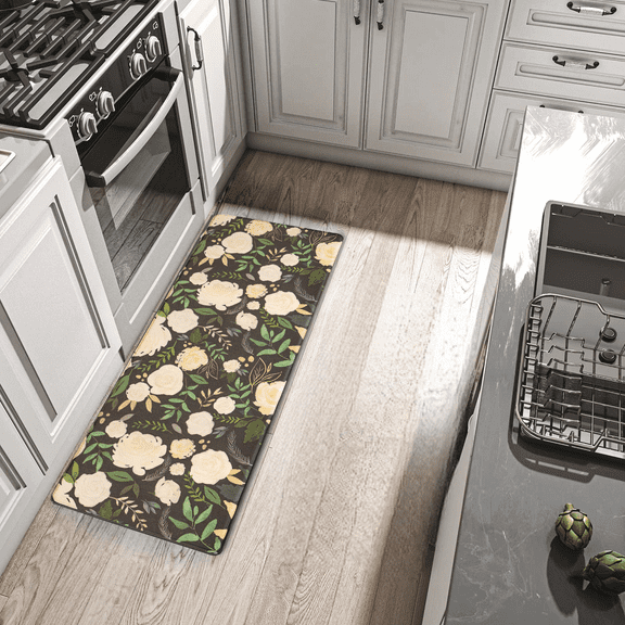 Kitchen Mat Cushioned Anti-Fatigue Kitchen Rug Waterproof Non-Slip Heavy Duty 17.7x47inch