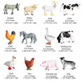 thumbnail image 5 of Animal Action Figures Model Toy Set Realistic Farm Animals Wild Animals Educational Learn Cognitive Toys, 5 of 5