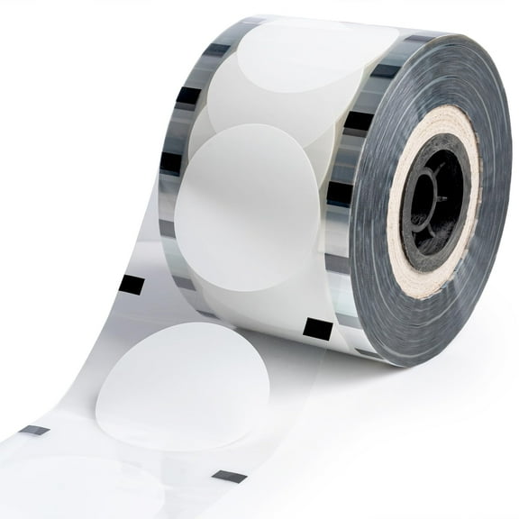 WYZworks Solid White Cup Sealer Film, Snow Top Lids 3275/Roll, 90-105mm, for Winter Milk Tea & Holiday Seasonal Boba Drinks, Bubble Tea Shops Beverage Sealing Film for PP Plastic Cup