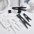 thumbnail image 5 of 1bag 40 sets 2 Sizes Easel Back Picture Frame Easel Back with 100 pcs Screws Acrylic Black & White Frame Easel Back Support Photo Frame Easel Back Stand for Photo Picture Frames, 5 of 7