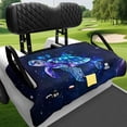 thumbnail image 4 of chaqlin Sea Turtle Golf Cart Seat with Pockets, for Sports, Golf Cart Seat Covers, Compatible with Club Car 2 Seat Club Car, 4 of 8