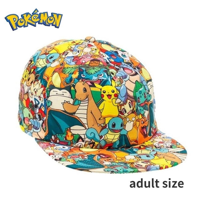Gorra de béisbol de Pokémon Pikachu, sombrero de Cosplay de figura de dibujos animados, ajustable, deportes, Hip Hop, juguetes, regalo de cumpleaños, hombres y niños Fivean unisex