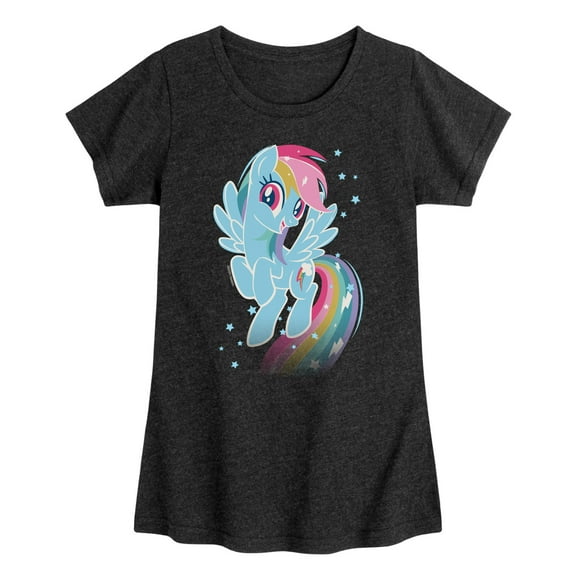 My Little Pony - Dash Star Fade - Girls Fitted Short Sleeve Tee