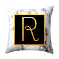 thumbnail image 1 of Labymos Funda de almohada con letras doradas, 1 of 6