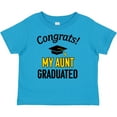 thumbnail image 3 of Inktastic Congrats My Aunt Graduated with Cap Boys or Girls Baby T-Shirt, 3 of 5