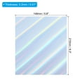 thumbnail image 2 of Uxcell 8.2x5.8" Printable Holographic Sticker Paper, 10 Pack Glossy Rainbow Vinyl Sticker Paper Holographic, Style 1, 2 of 5