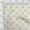 thumbnail image 2 of oneOone Cotton Cambric Yellow Fabric Watercolor Floral Fabric For Sewing Printed Craft Fabric By The Yard 56 Inch Wide, 2 of 4