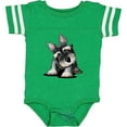 thumbnail image 3 of Inktastic Curious Schnauzer Boys or Girls Baby Bodysuit, 3 of 5
