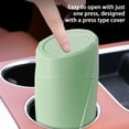 thumbnail image 6 of TOUMENY Car Trash Can, Mini Car Bin with Popper Lid for Door Cup Holder, Drip-Proof Organizer for Office Home Kitchen Use, 6 of 7